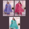 Launching Aanchi Plus Zeeba Vichitra Silk Embroidered Kurti With Bottom Dupatta Wholesale 2026