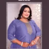 Launching Aanchi Plus Zeeba Vichitra Silk Embroidered Kurti With Bottom Dupatta Wholesale 2026