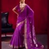 Latest Rajtex Blue Taxi Satin linen Handloom Weaving Silk Saree Collection Wholesale 2026