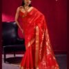 Latest Rajtex Blue Taxi Satin linen Handloom Weaving Silk Saree Collection Wholesale 2026
