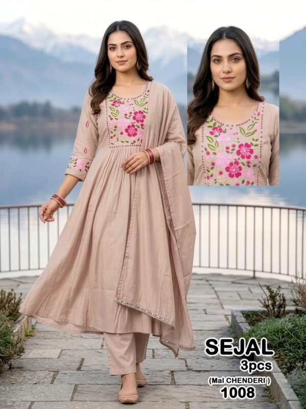 Stylish Dnp Sejal Mal Chanderi Top Bottom With Dupatta Set Wholesale 2026