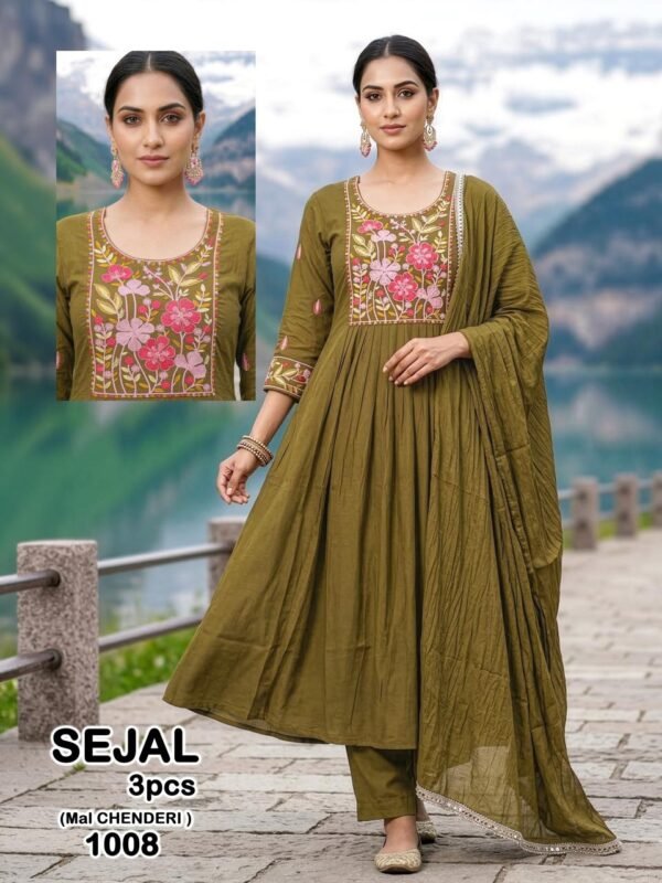 Stylish Dnp Sejal Mal Chanderi Top Bottom With Dupatta Set Wholesale 2026