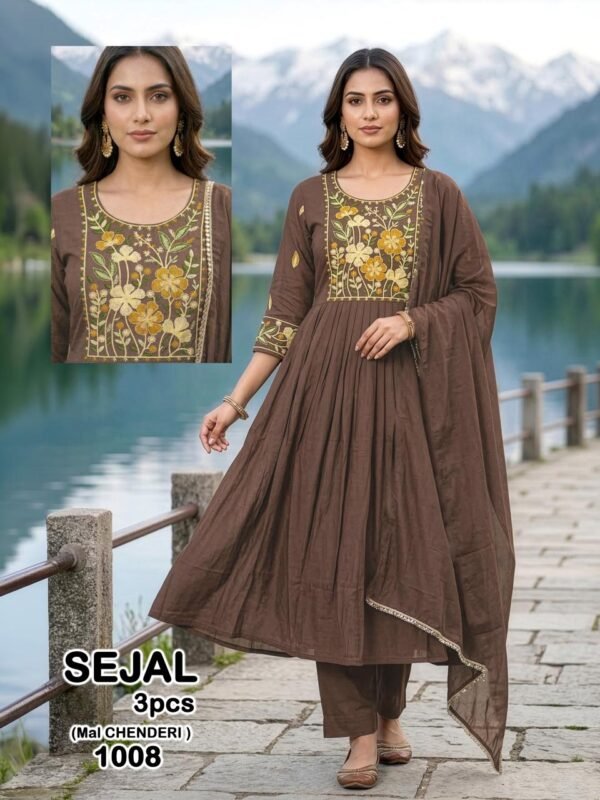Stylish Dnp Sejal Mal Chanderi Top Bottom With Dupatta Set Wholesale 2026