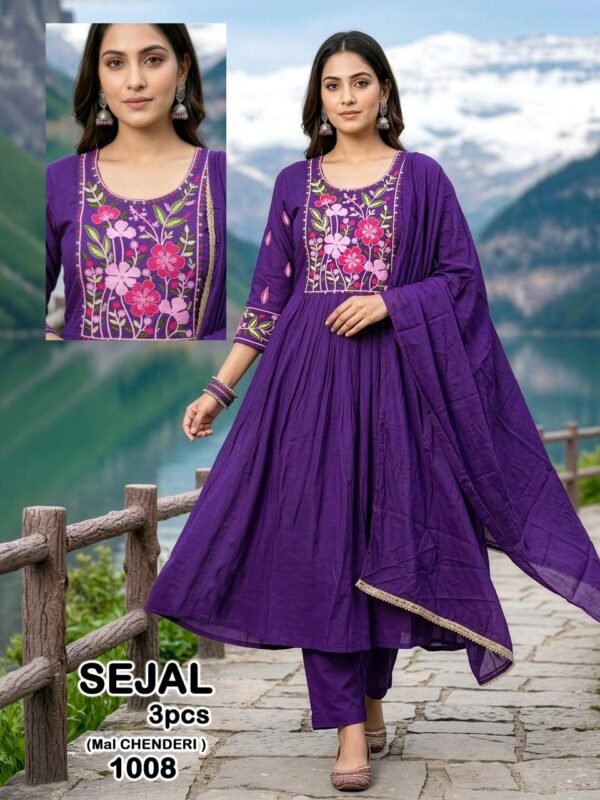 Stylish Dnp Sejal Mal Chanderi Top Bottom With Dupatta Set Wholesale 2026