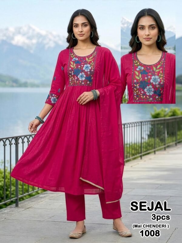Stylish Dnp Sejal Mal Chanderi Top Bottom With Dupatta Set Wholesale 2026