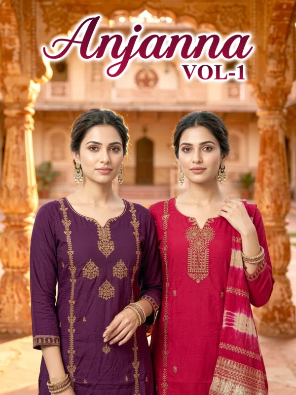 Beautiful Dnp Anjanna Vol 1 Vatican Kurti With Bottom And Dupatta Wholesale 2026