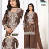 Launching Blue Hills Shifa Rayon With Black Thread Worked Kurti With Bottom Dupatta Wholesale 2026