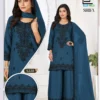 Launching Blue Hills Shifa Rayon With Black Thread Worked Kurti With Bottom Dupatta Wholesale 2026