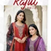 Dnp Rajul Vol 2 Roman Silk Kurti With Bottom And Dupatta Wholesale