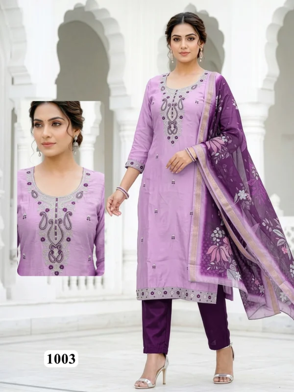 Stylish Dnp Rajul Vol 2 Roman Silk Kurti With Bottom And Dupatta Wholesale 2026