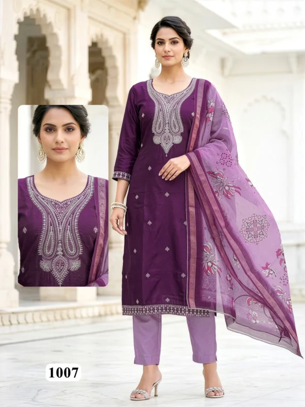 Stylish Dnp Rajul Vol 2 Roman Silk Kurti With Bottom And Dupatta Wholesale 2026