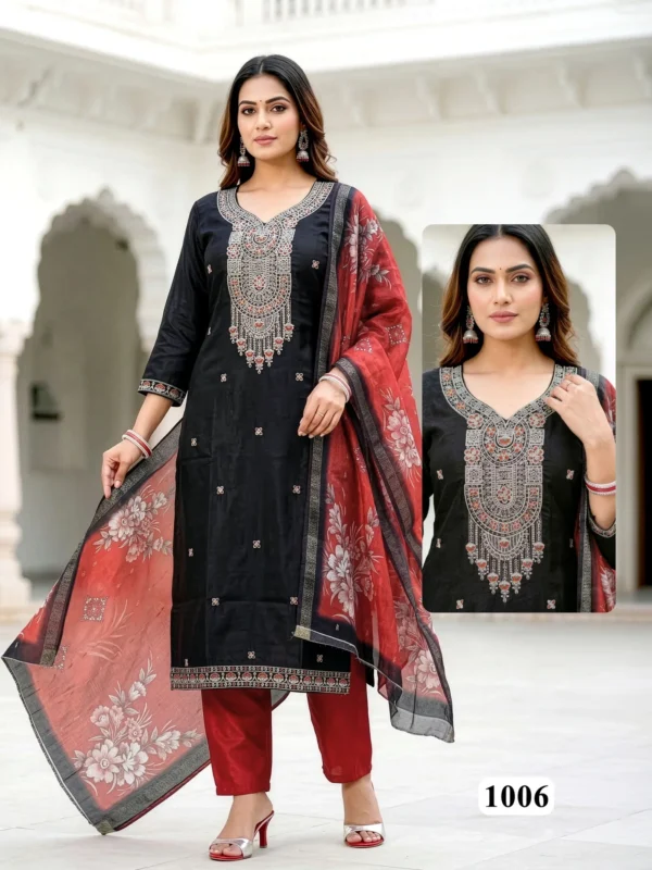 Stylish Dnp Rajul Vol 2 Roman Silk Kurti With Bottom And Dupatta Wholesale 2026