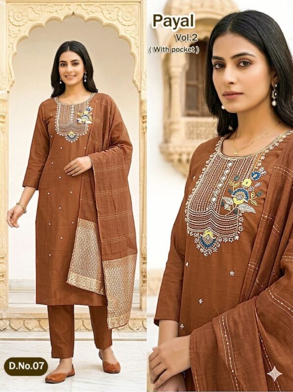 Latest Dnp Payal Vol 2 Vatican Silk Kurti Pant With Dupatta Wholesale 2026