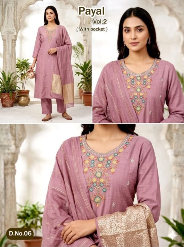 Latest Dnp Payal Vol 2 Vatican Silk Kurti Pant With Dupatta Wholesale 2026