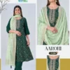 Beautiful Blue Hills Aarohi Plus Size Rayon With Foil Printed Kurti With Bottom Dupatta Wholesale 2026
