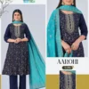 Beautiful Blue Hills Aarohi Plus Size Rayon With Foil Printed Kurti With Bottom Dupatta Wholesale 2026