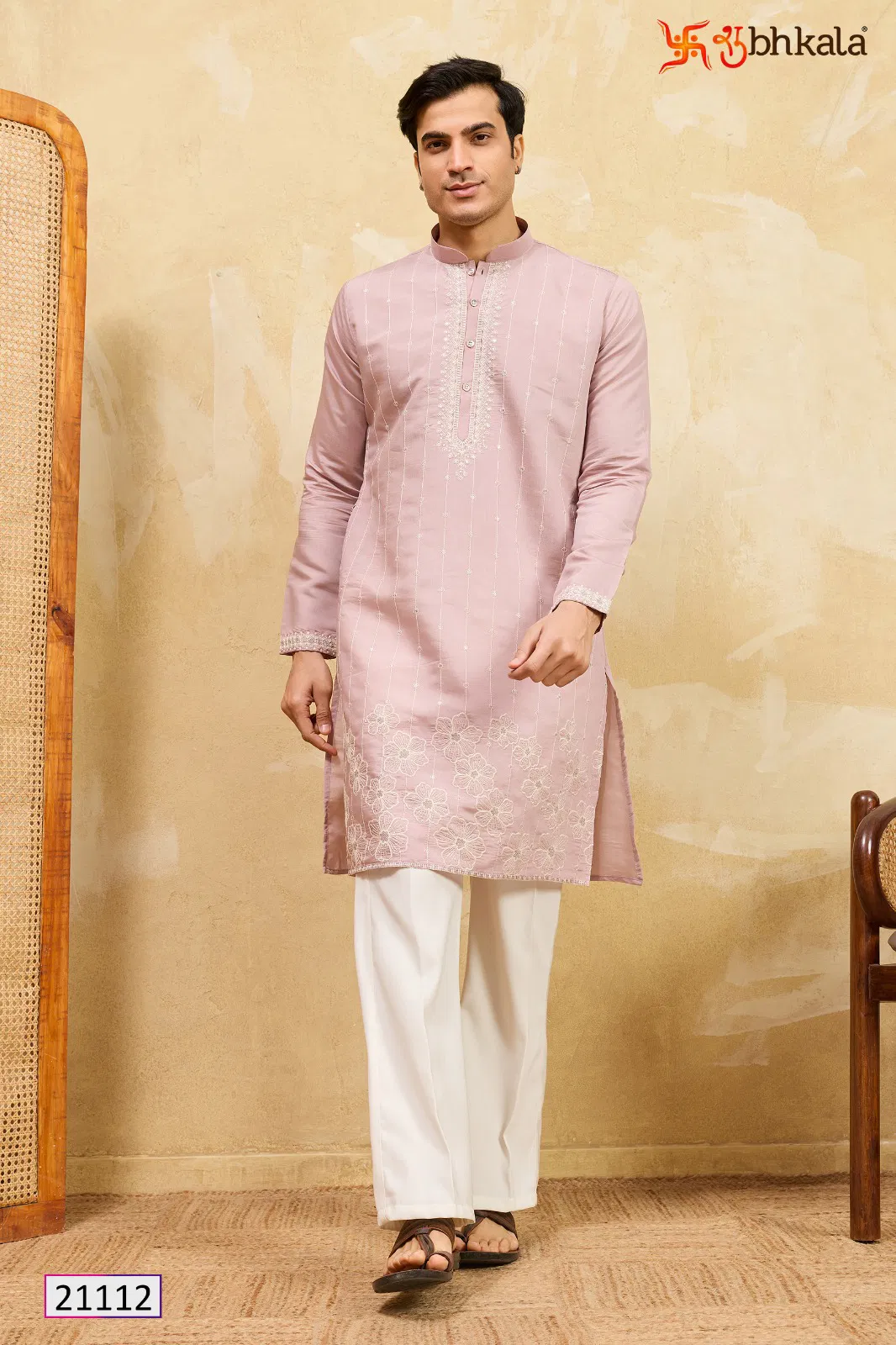 Buy Shubhkala Prestige Kurta Edit Viscose Silk Thread Worked Mens Kurta Collection Wholesale 2026