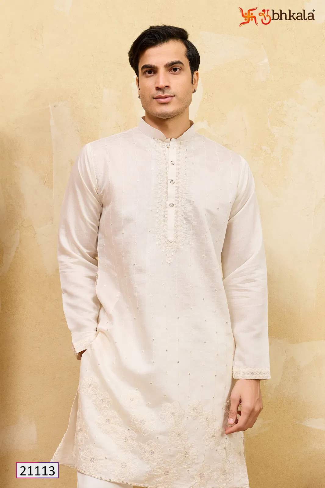 Buy Shubhkala Prestige Kurta Edit Viscose Silk Thread Worked Mens Kurta Collection Wholesale 2026