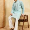 Buy Shubhkala Prestige Kurta Edit Viscose Silk Thread Worked Mens Kurta Collection Wholesale 2026