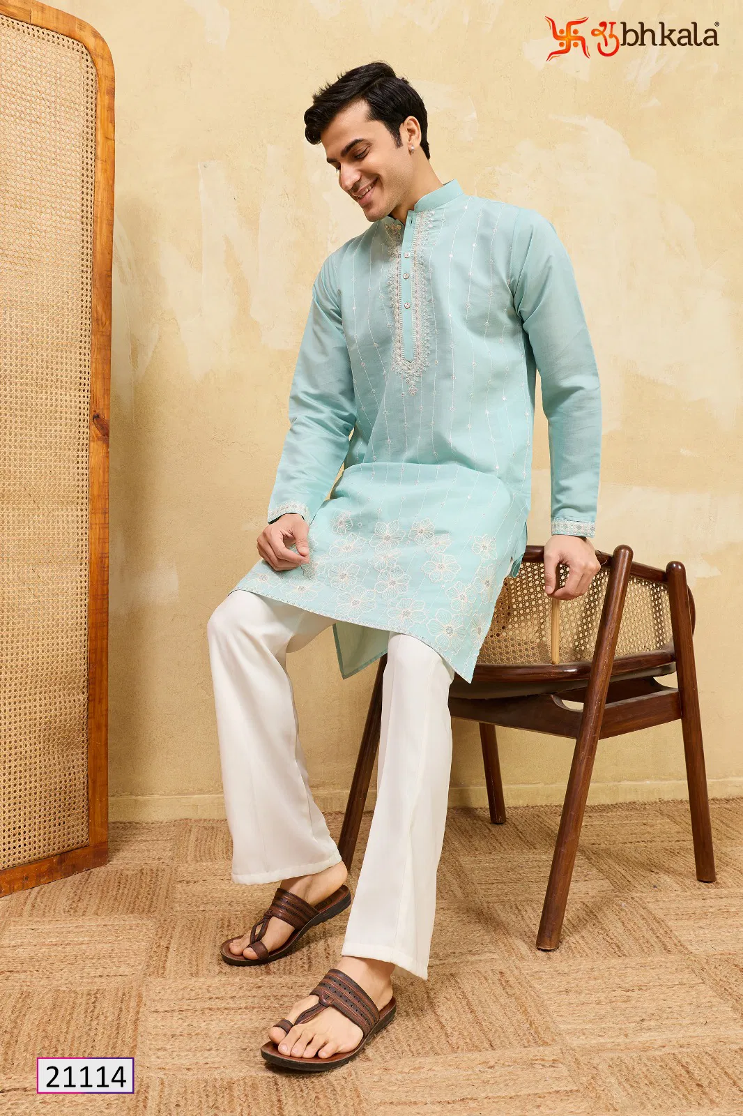 Buy Shubhkala Prestige Kurta Edit Viscose Silk Thread Worked Mens Kurta Collection Wholesale 2026
