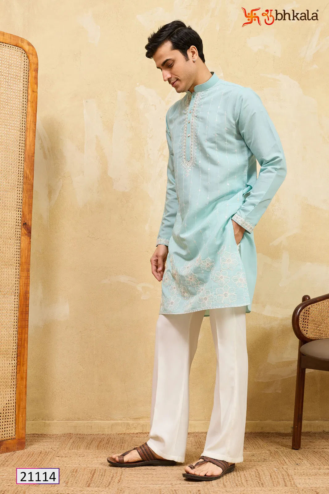 Buy Shubhkala Prestige Kurta Edit Viscose Silk Thread Worked Mens Kurta Collection Wholesale 2026