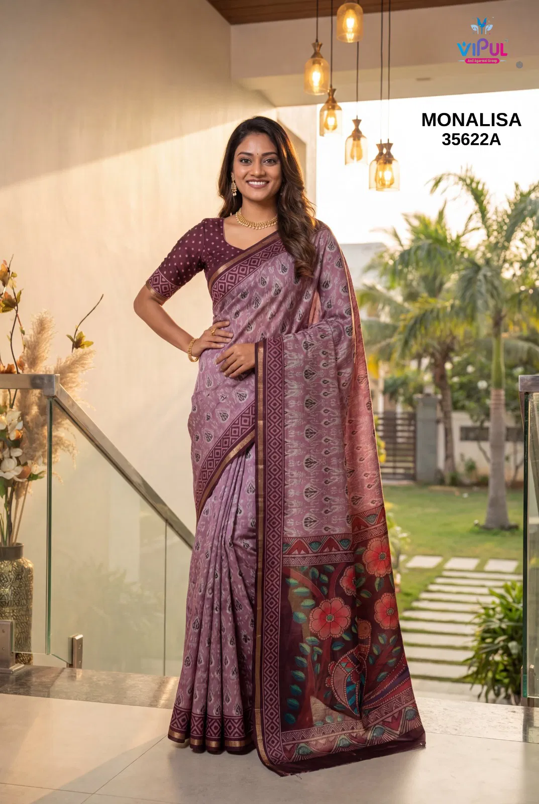 Buy Vipul Monalisa 35622 A To D Mal Cotton Saree Collection Wholesale 2026