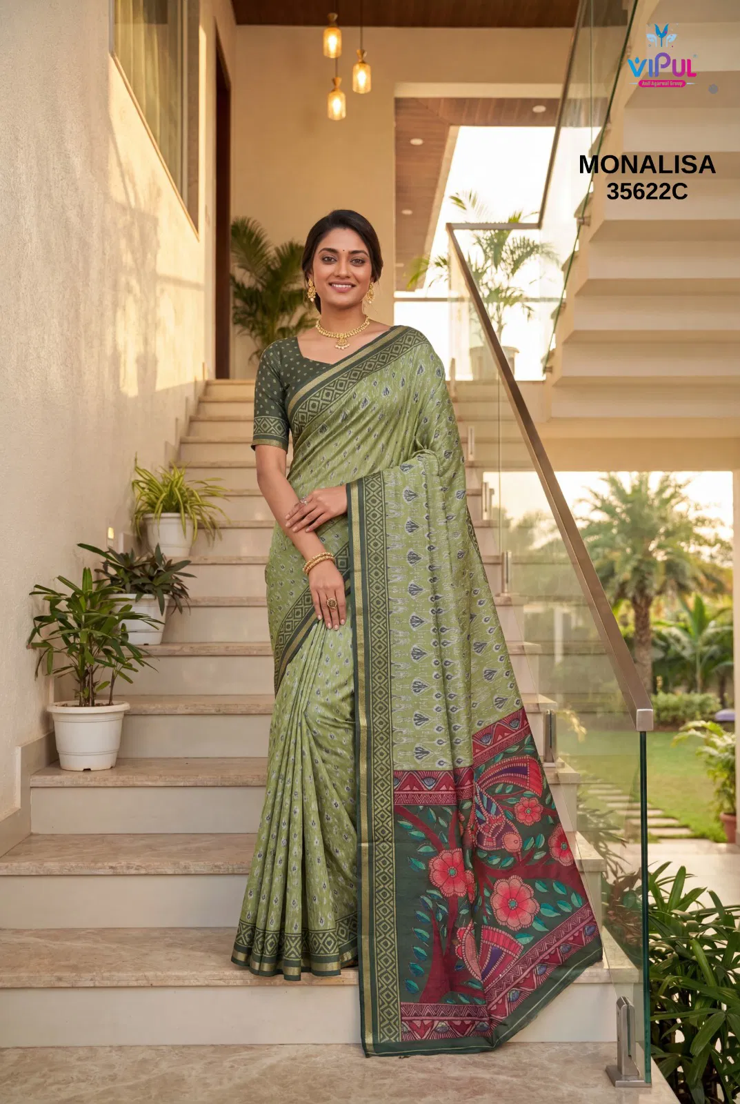 Buy Vipul Monalisa 35622 A To D Mal Cotton Saree Collection Wholesale 2026