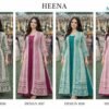 Launching Mrudangi Heena Real Chinon Silk Embroidery Designer Jacket With Gown Collection Wholesale 2026