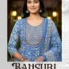 Dnp Bansuri Cambric Cotton Anarkali Kurti With Bottom And Dupatta Wholesale