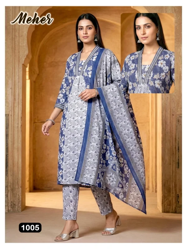 Buy Dnp Meher Jaipuri Cotton Kurti Pant With Dupatta Wholesale 2026