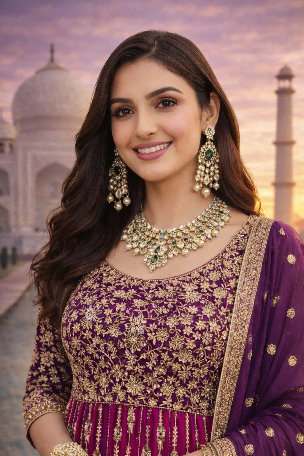 Mrudangi Dhara Real Georgette Zarkan With Embroidered Gown Dupatta Wholesale