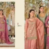 Stylish Eba Anokhi Color Edition Chinon With Embroidery Worked Top Bottom And Dupatta Wholesale 2026
