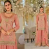 Stylish Eba Anokhi Color Edition Chinon With Embroidery Worked Top Bottom And Dupatta Wholesale 2026