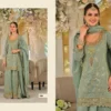 Stylish Eba Anokhi Color Edition Chinon With Embroidery Worked Top Bottom And Dupatta Wholesale 2026