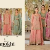 Stylish Eba Anokhi Color Edition Chinon With Embroidery Worked Top Bottom And Dupatta Wholesale 2026