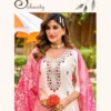 Dnp Alexa Vol 3 Roman Silk Kurti Pant With Dupatta Set Wholesale
