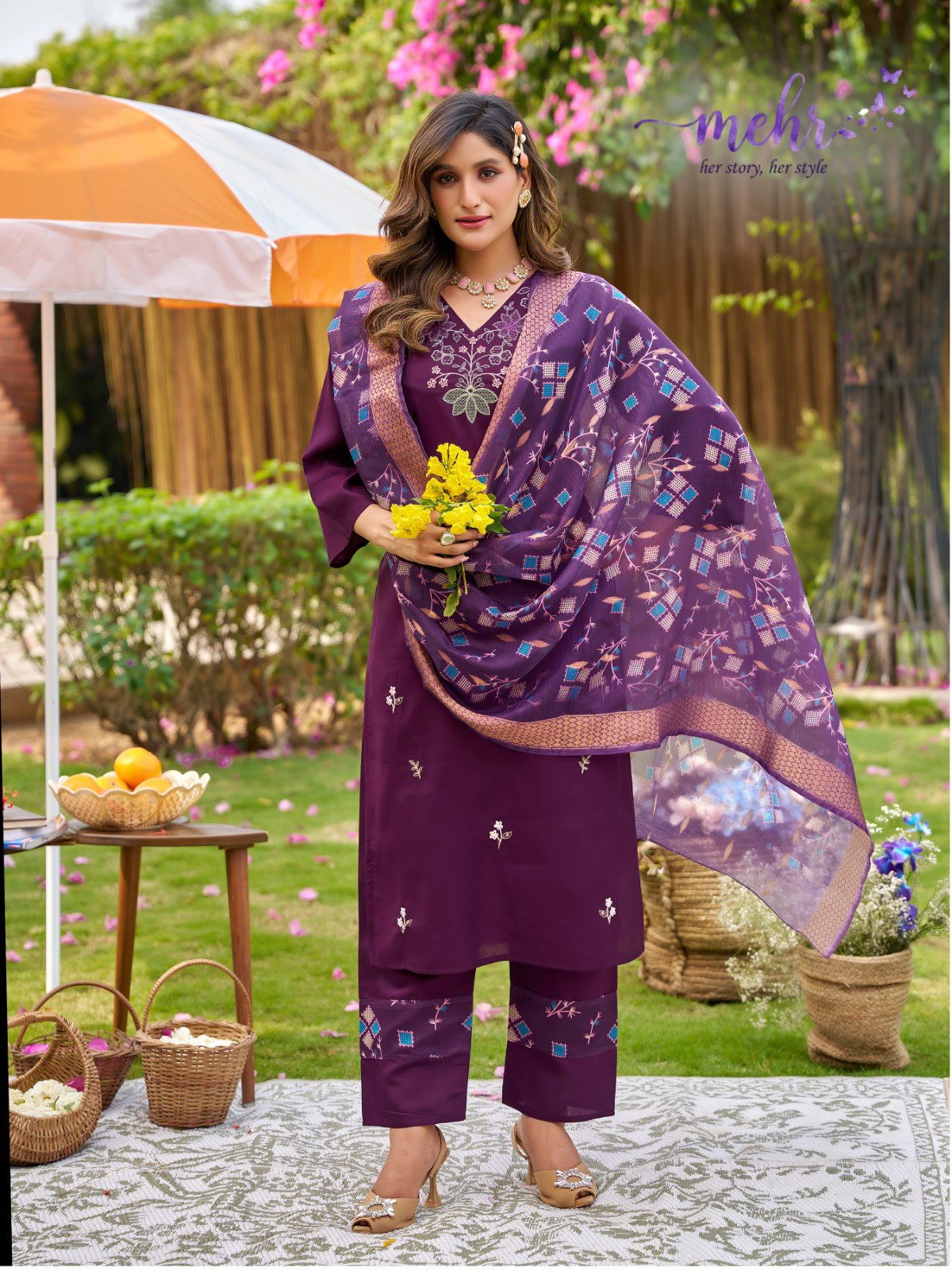 Buy Dnp Alexa Vol 3 Roman Silk Kurti Pant With Dupatta Set Wholesale 2026