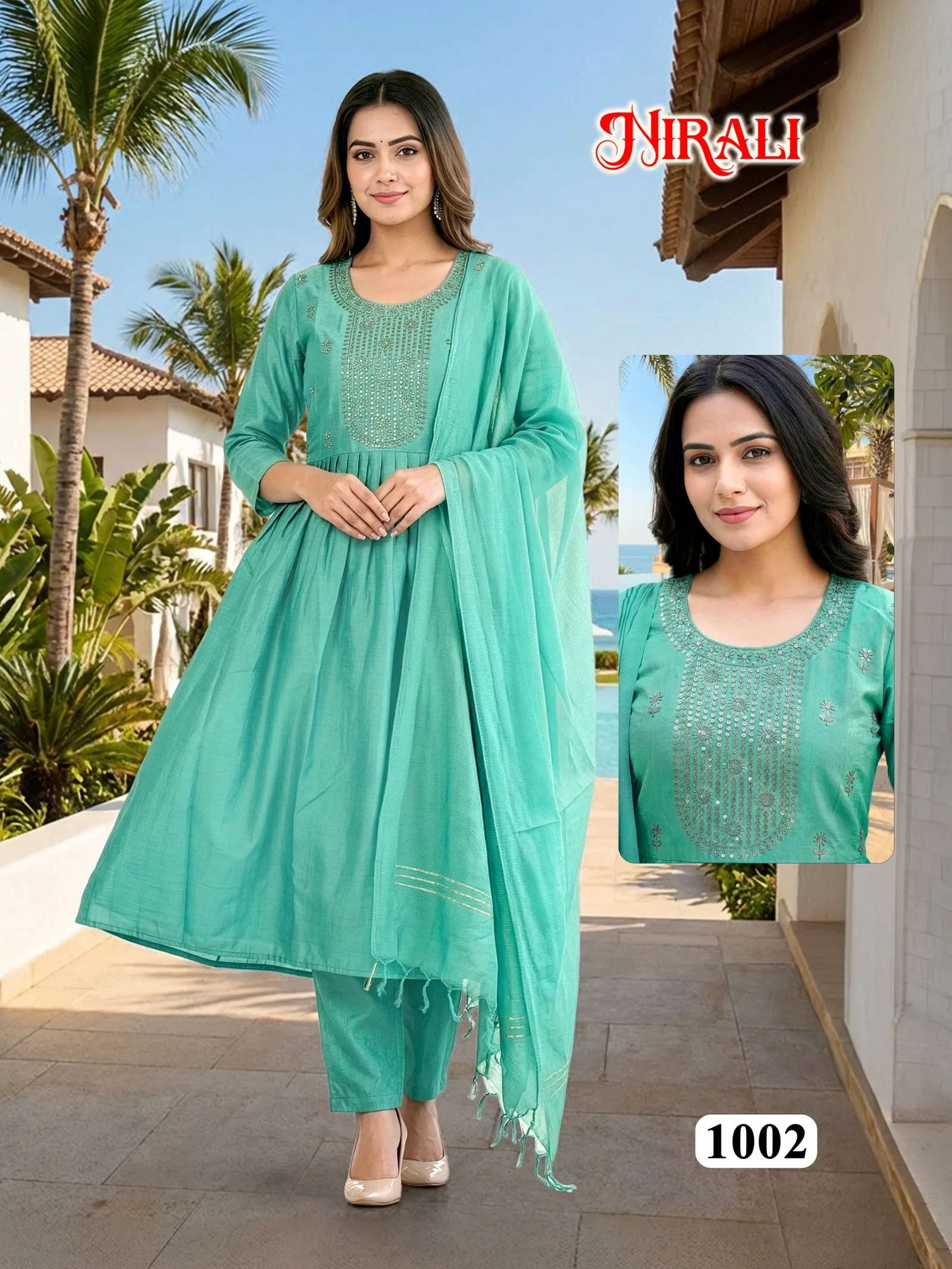 Buy Dnp Nirali Vatican Top Bottom With Dupatta Wholesale 2026