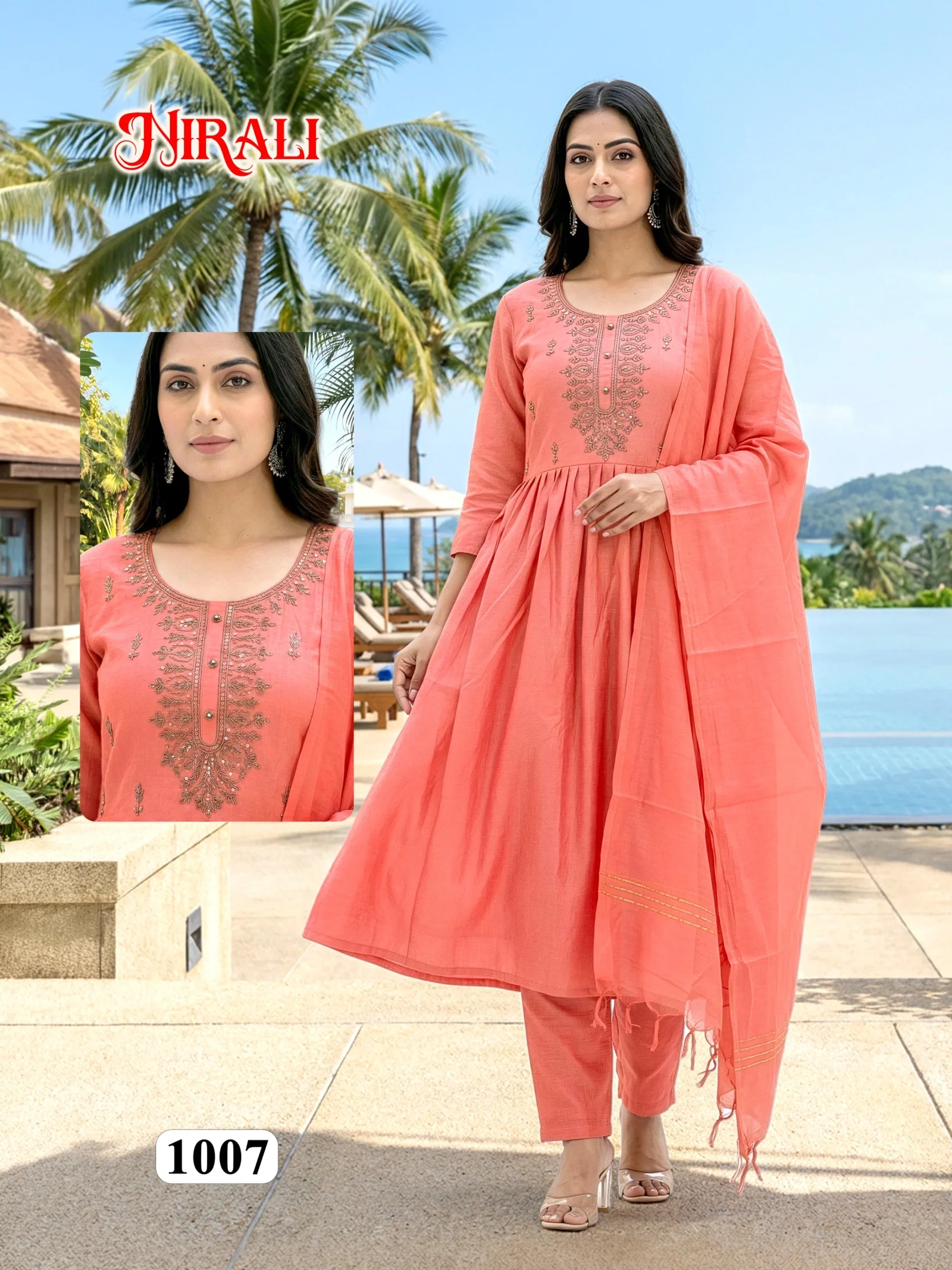 Buy Dnp Nirali Vatican Top Bottom With Dupatta Wholesale 2026