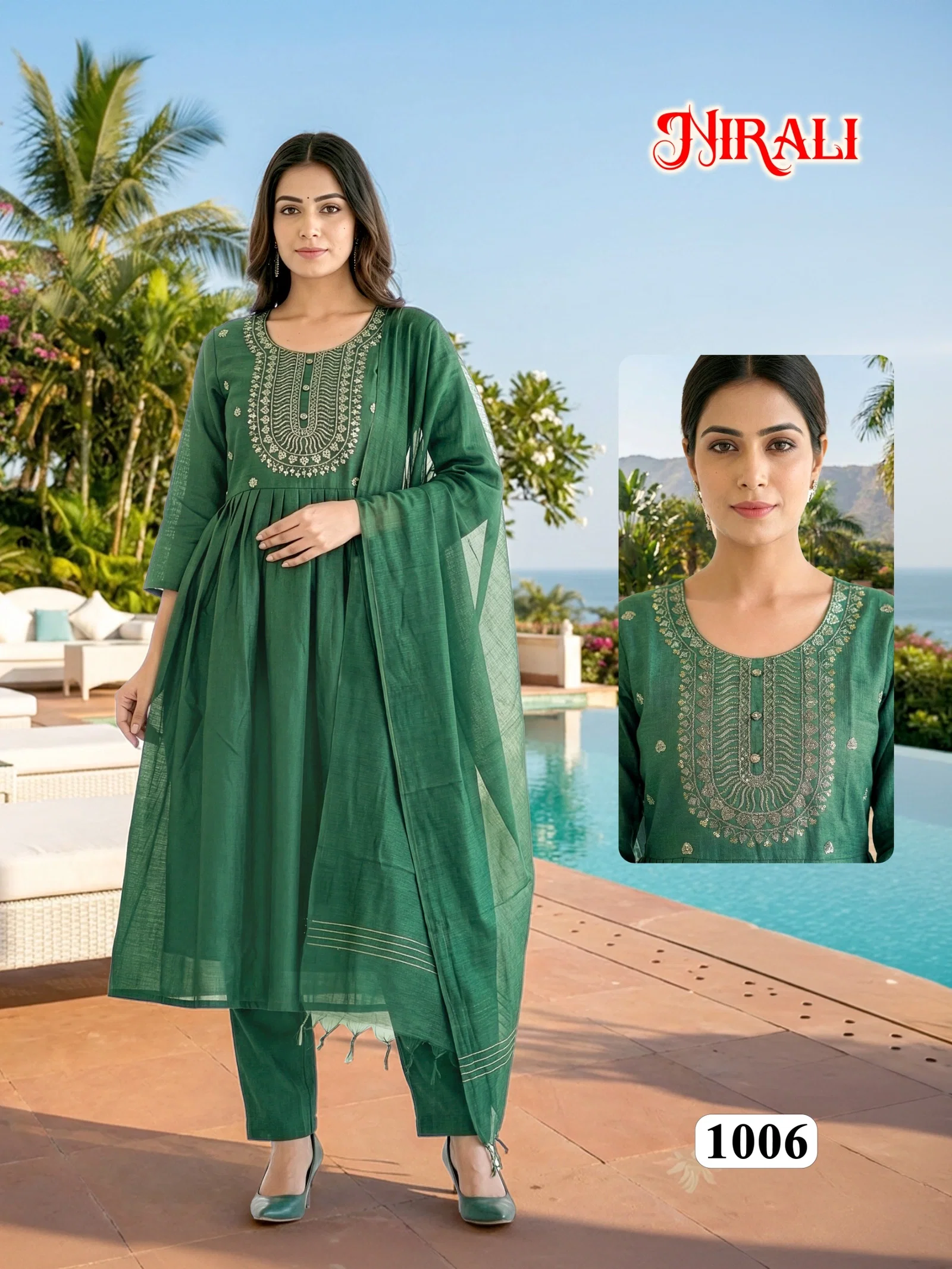 Buy Dnp Nirali Vatican Top Bottom With Dupatta Wholesale 2026