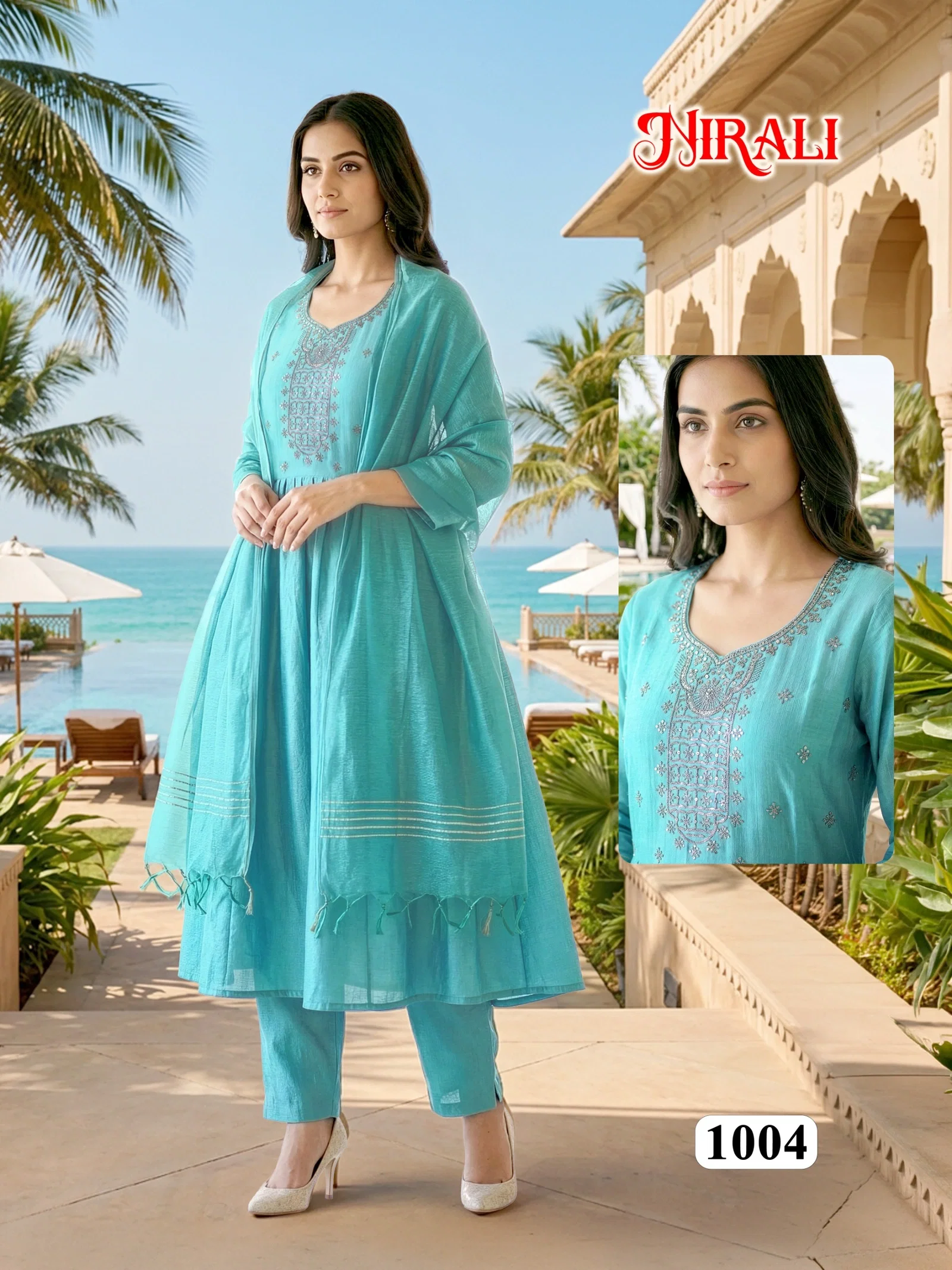 Buy Dnp Nirali Vatican Top Bottom With Dupatta Wholesale 2026
