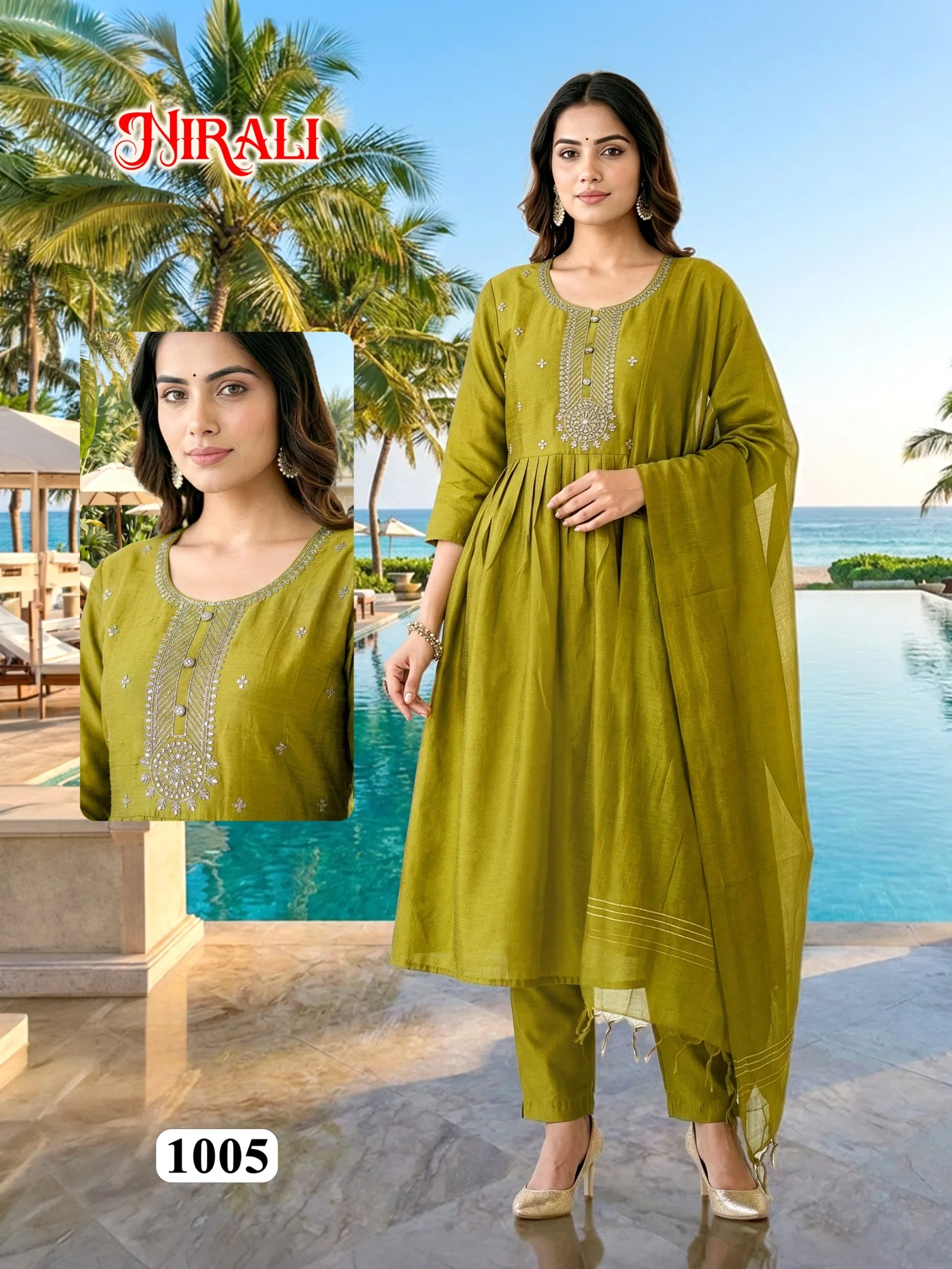 Buy Dnp Nirali Vatican Top Bottom With Dupatta Wholesale 2026