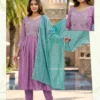 Latest Dnp Karina Vertican Kurti Pant And Dupatta Wholesale 2026