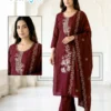 Buy Dnp Aarya Vol 1 Gadwal Silk Kurti Pant With Dupatta Wholesale 2026
