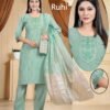 Latest Dnp Ruhi 1 Roman Silk Kurti With Bottom Dupatta Wholesale 2026