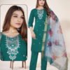 Latest Dnp Ruhi 1 Roman Silk Kurti With Bottom Dupatta Wholesale 2026