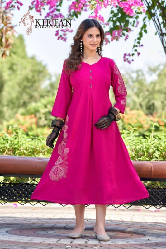 Launching Dnp Kalpi Bombay Fabric Long Kurti Wholesale 2026