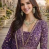 Beautiful Mrudangi Womeniya Georgette Embroidered Gown With Dupatta Collection Wholesale 2026