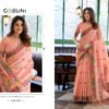 Stylish Gobuni Suman Linen Jacquard Handloom Saree Collection Wholesale 2026