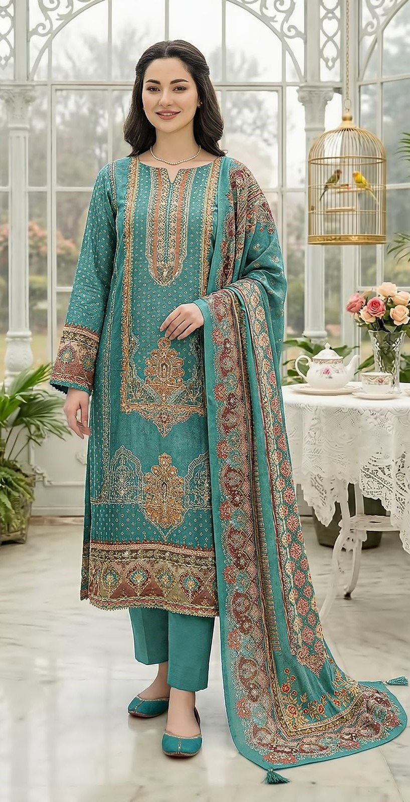 Shree Kt 341 Viscose Maslin Digital Printed Salwar Kameez Wholesale